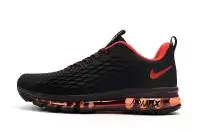 basket nike air max 2017  hommes femmes chaussures sale fish scale black inside red